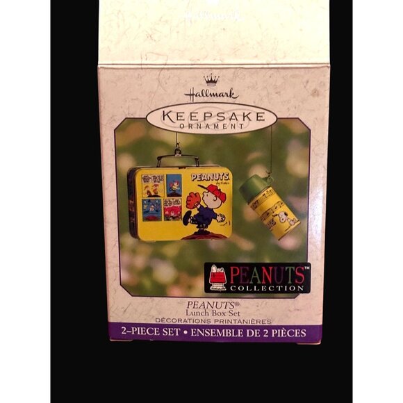 Hallmark Keepsake Ornament Peanuts Collection Snoopy Lunch Box & Thermos - Picture 4 of 8